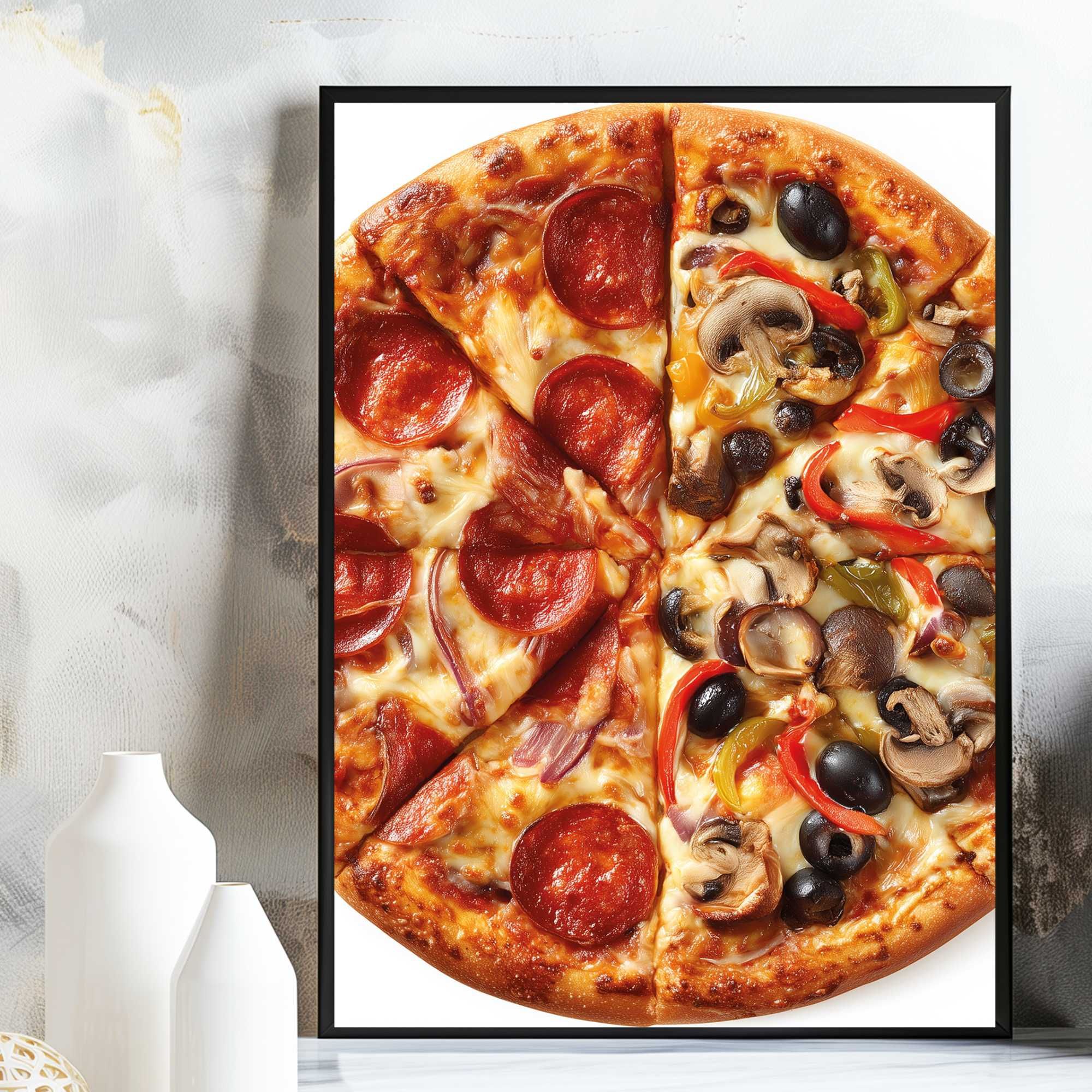 plakat pizza, plakat reklamowy pizza, obraz pizza, pizza