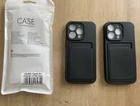 Etui pokrowiec do Iphone 14 Pro czarny 2 sztuki Nowe