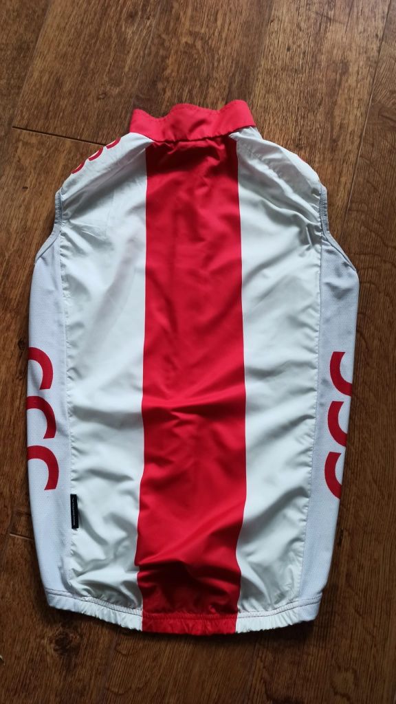 Kamizelka kolarska rowerowa Reprezentacji Polski CCC Dmtex roz. S