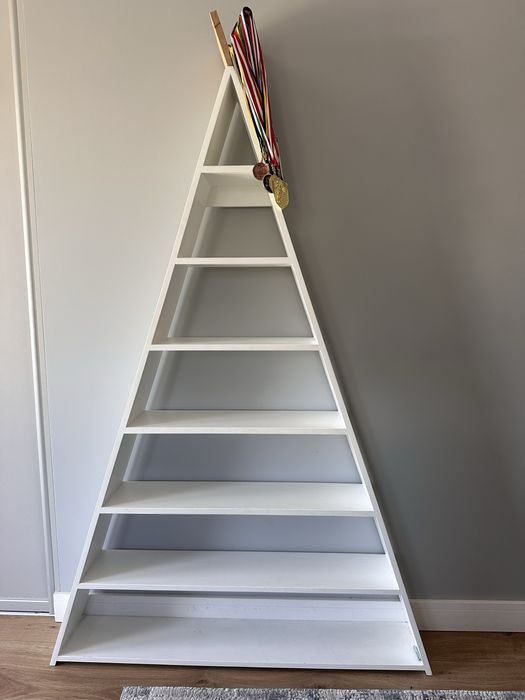 Regał pólki tipi do pokoju dziecka - biały- drewno