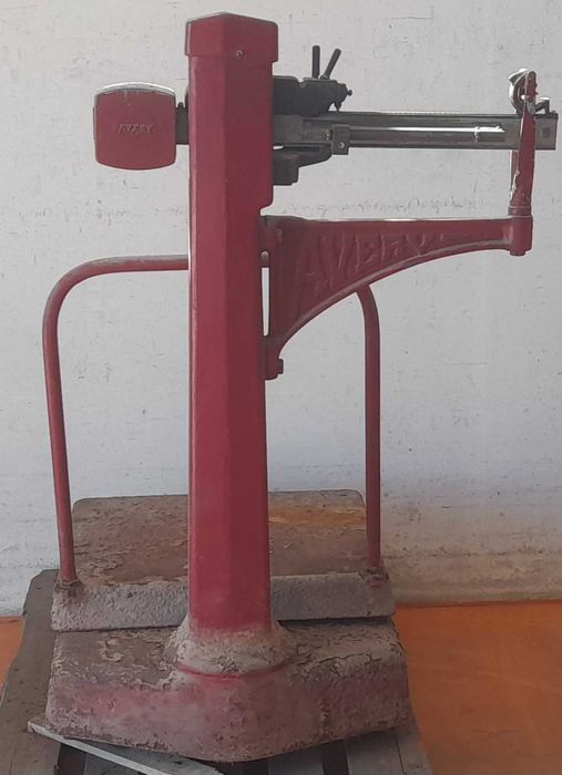 Balança Decimal Antiga em Ferro Fundido Marca Avery