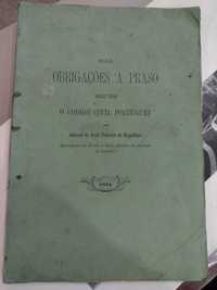 António de Assis Teixeira de Magalhães 1875 Obrigações a Prazo