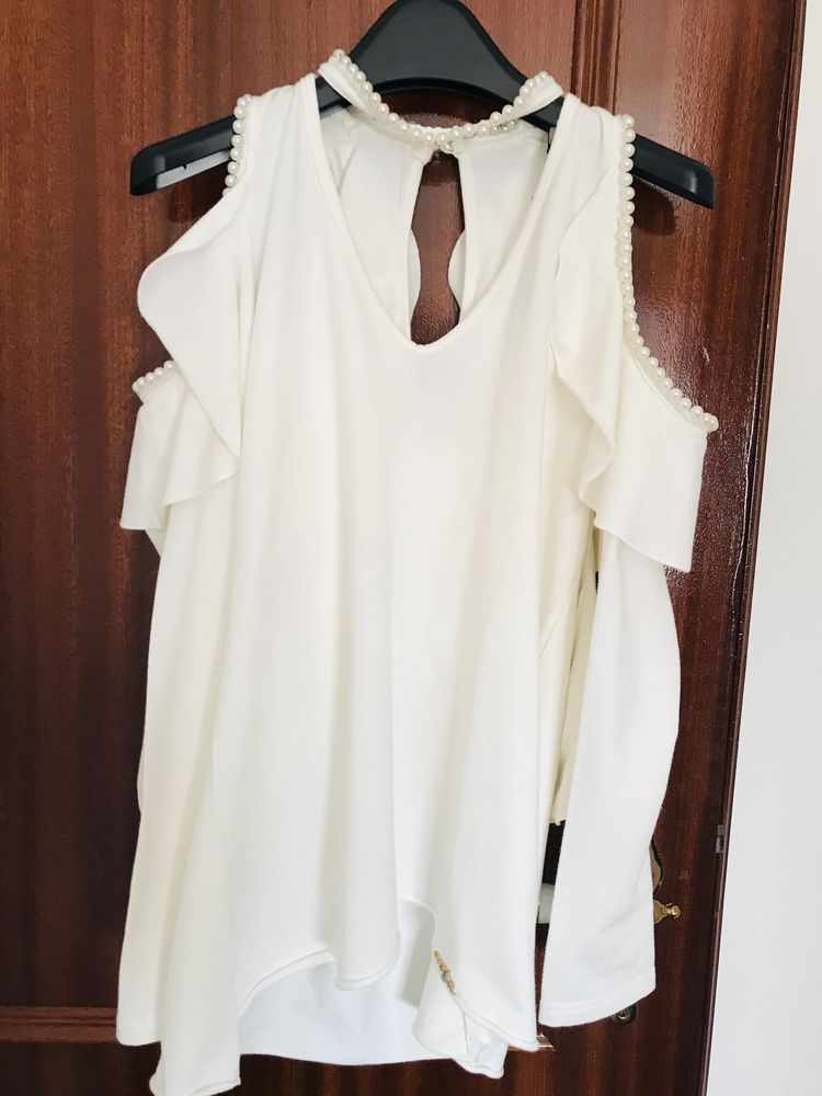 Camisola com pérolas