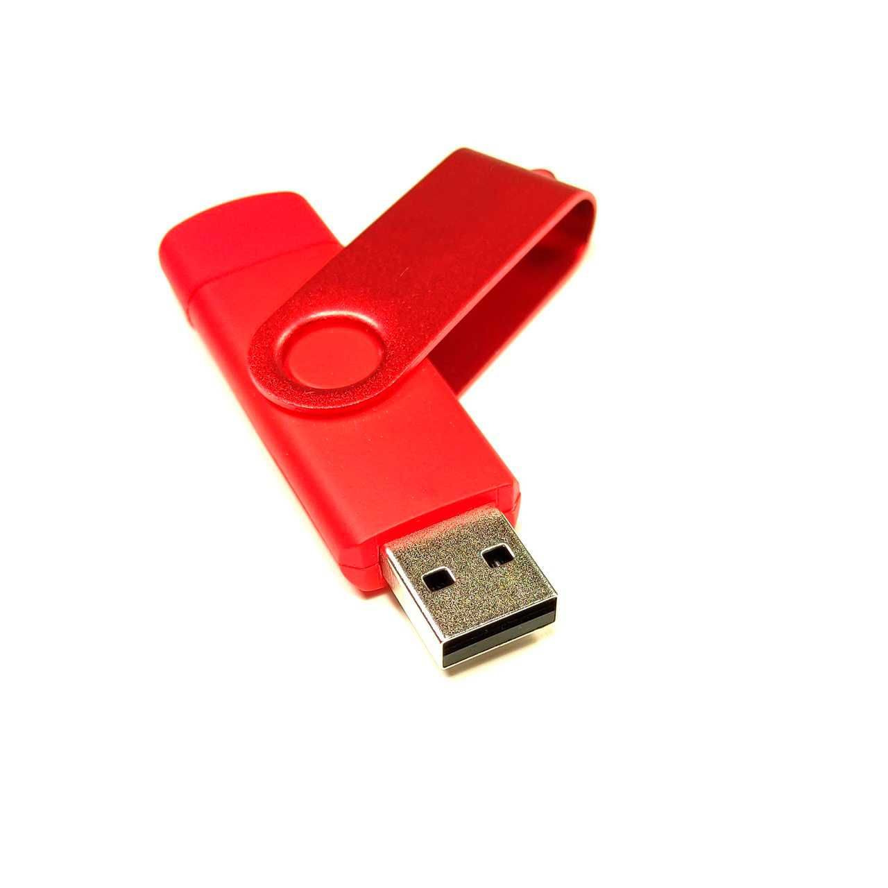 USB флешка 32 GB. MICRODRIVE. 3 в 1. Двостороння USB + Type-C