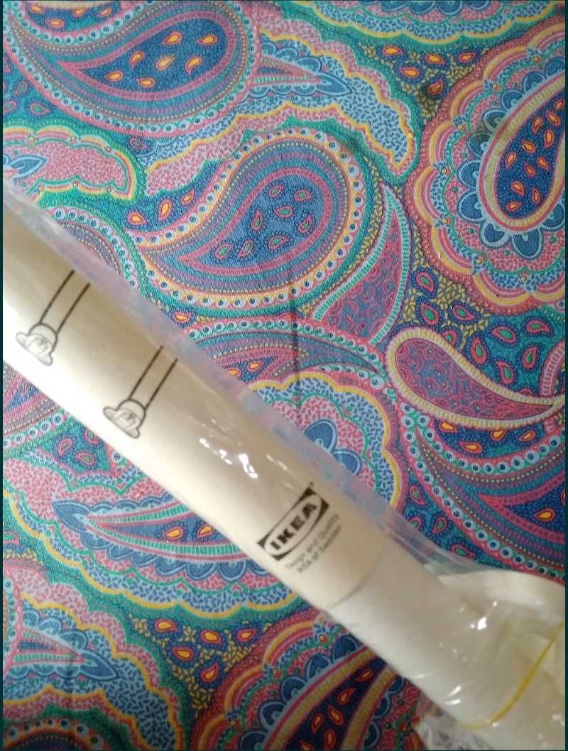 IKEA varão branco (70cm fixo) para roupeiro.