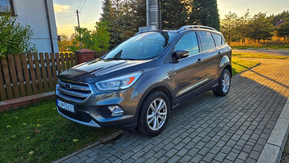 Ford Kuga 2,0 TDCI, 2017, MANUAL, grzane fotele, kier. i szyba, duża navi, WARTO