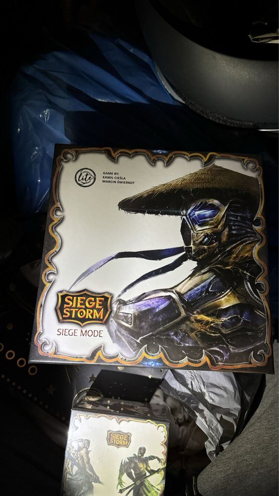 Gra planszowa karciana Siegestorm siege storm z dodatkami