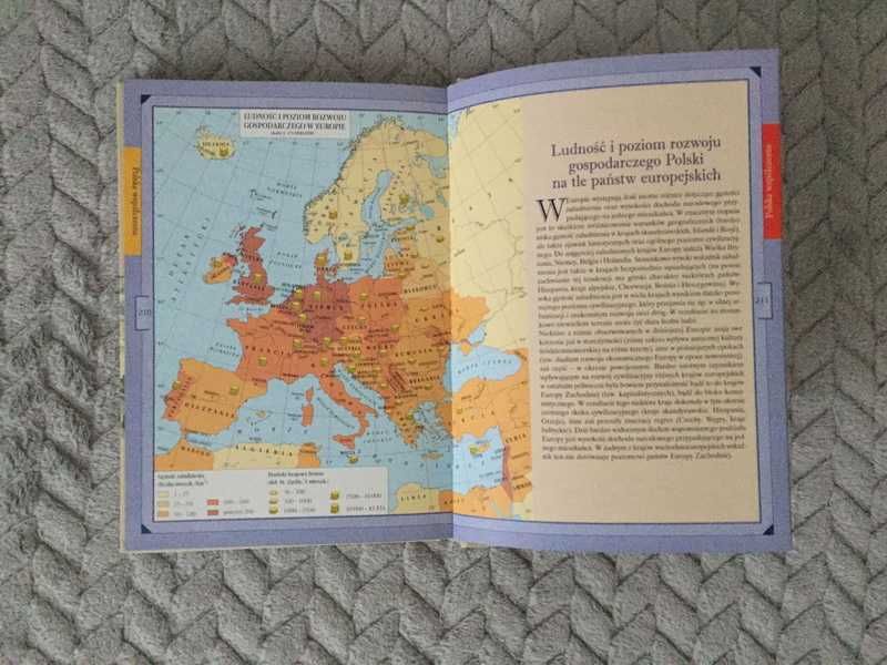 Atlas historii Polski. Mapy i komentarze. Świat Książki, twarda, bdb