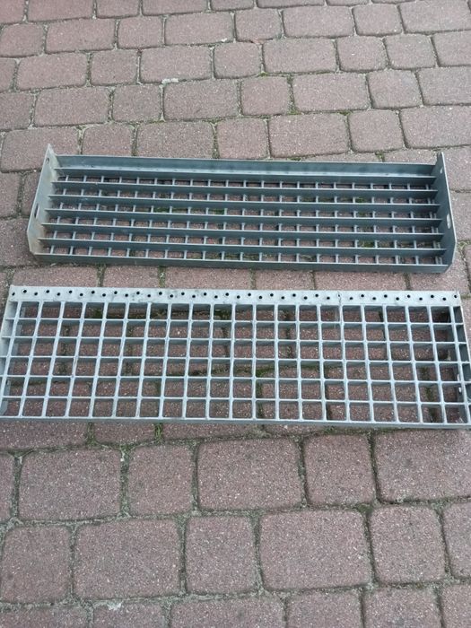Schody z kraty WEMA, stopnie, krata pomostowa