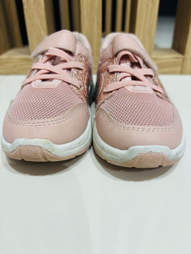 Sneakersy, trampki, buty dla dziewczynki, różowe, rozmiar 24, Pepco