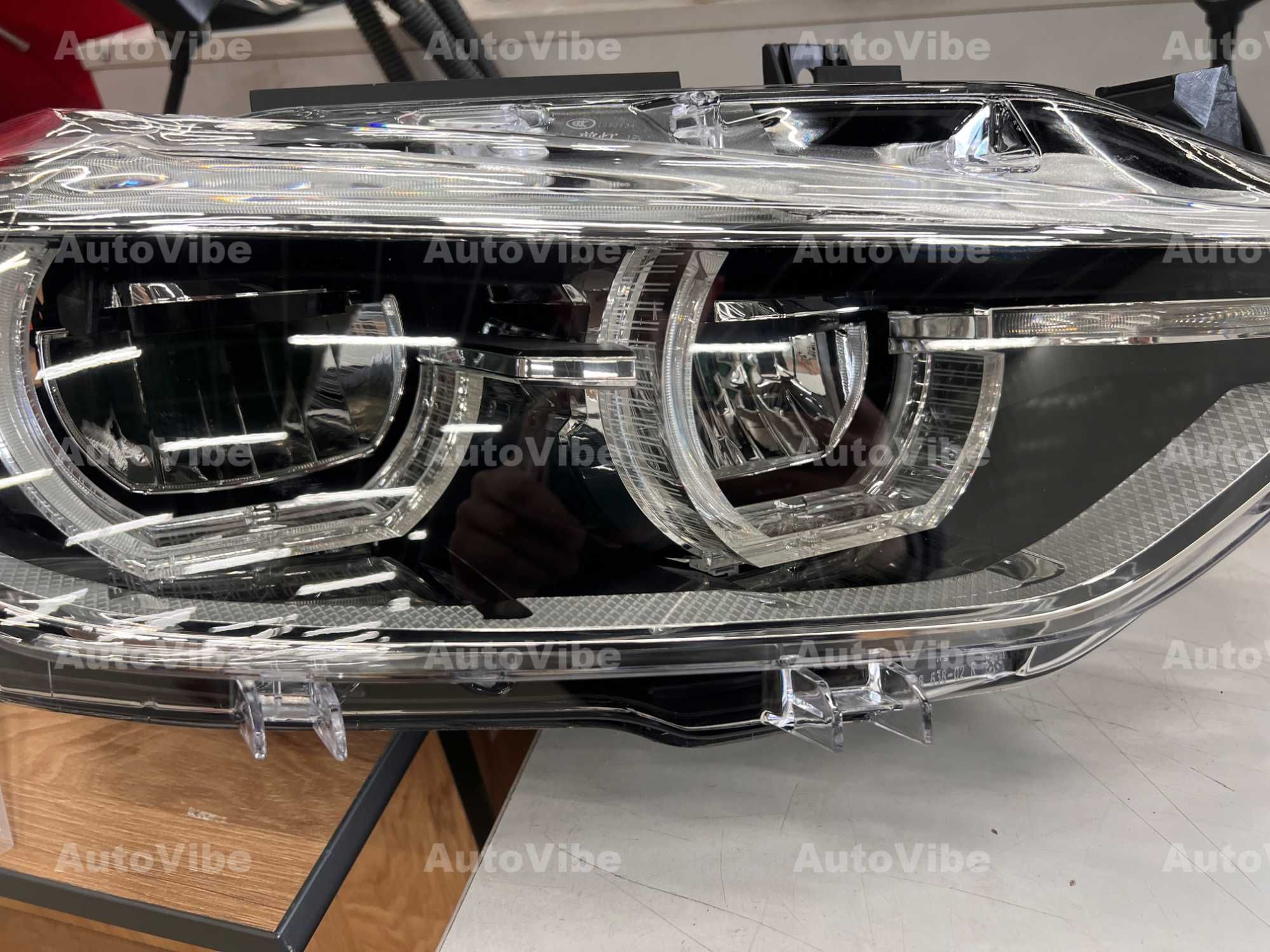 Фары bmw f30 f31 full led фари передні бмв ф30 фішка в фішку з галоген