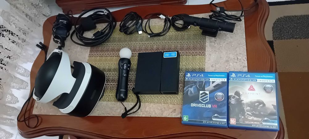 Ps4 óculos VR + comando move + câmara
