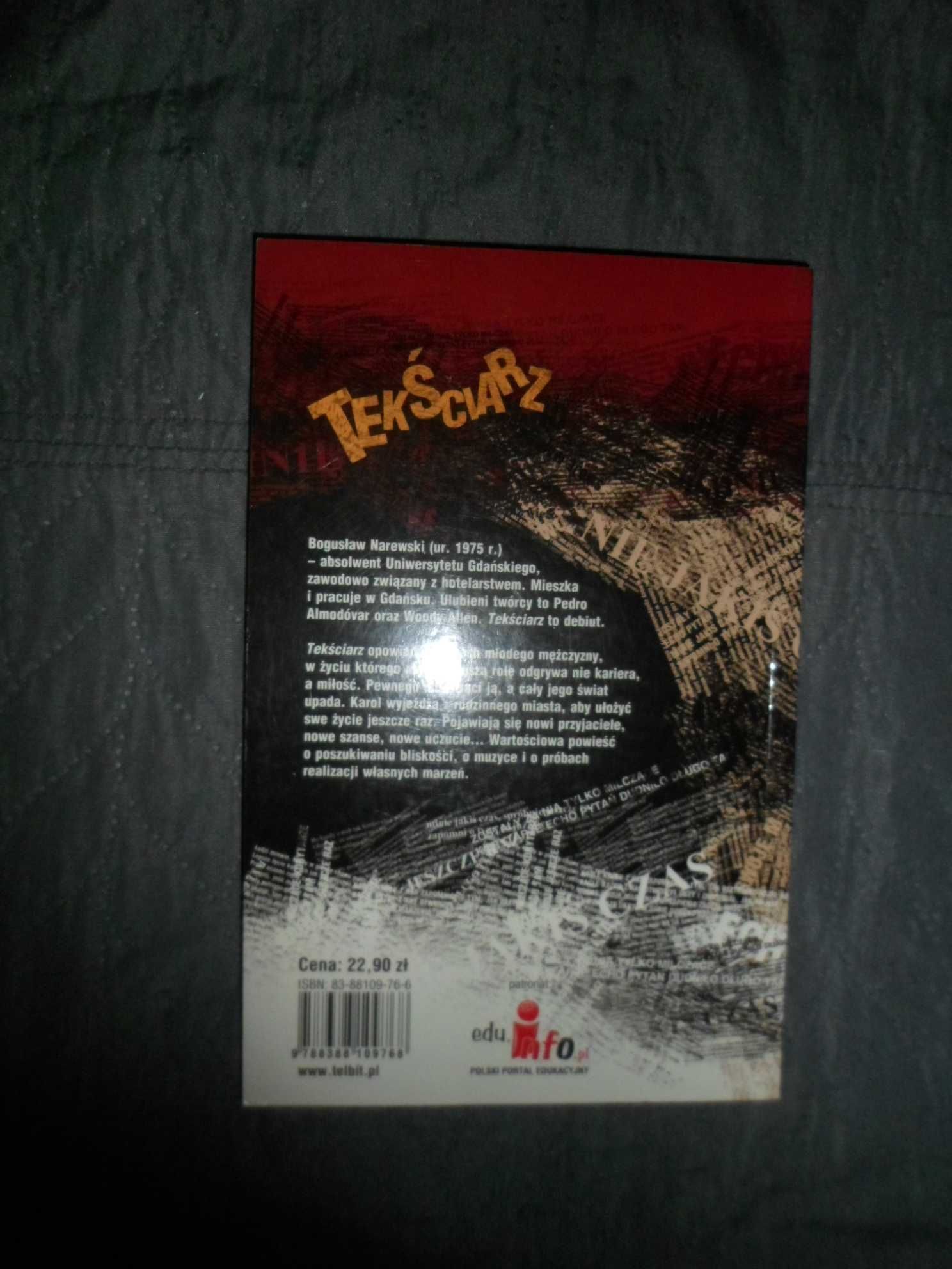 Bogusław Narewski - Tekściarz