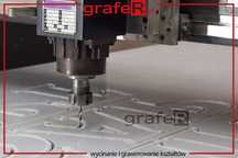 Katowice Usługi CNC 2.5D styropian styrodur  mdf hpl dibond plexi pcv