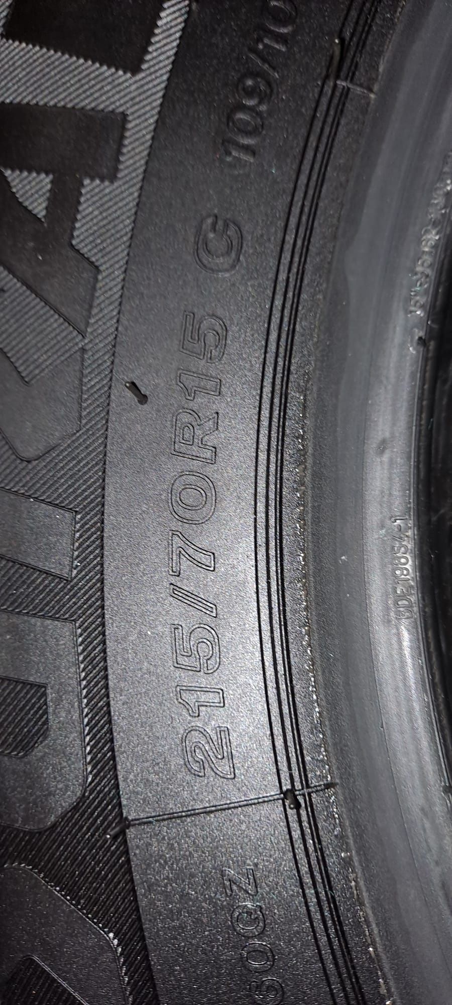 Opony letnie Bridgestone 215/70/15C