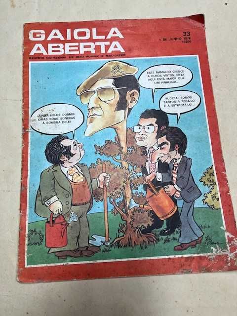 Revista Gaiola Aberta n.º 33 de 1976