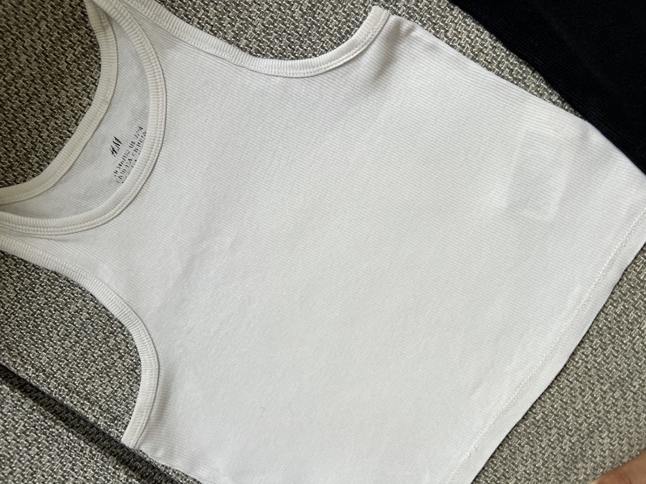 Tank top bokserki koszulki zestaw XS 164 cm KappAhl H&M