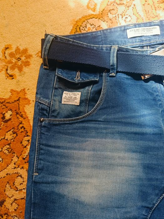 джинсовые шорты jack jones