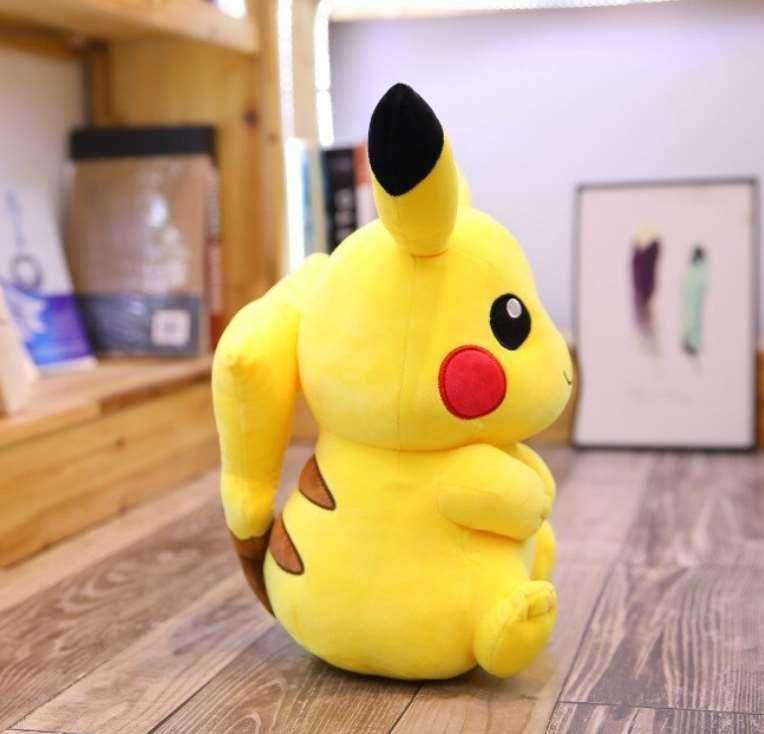 Мягкая плюшевая игрушка Пикачу 25 см 2 вида с улыбкой Покемон Pokemon