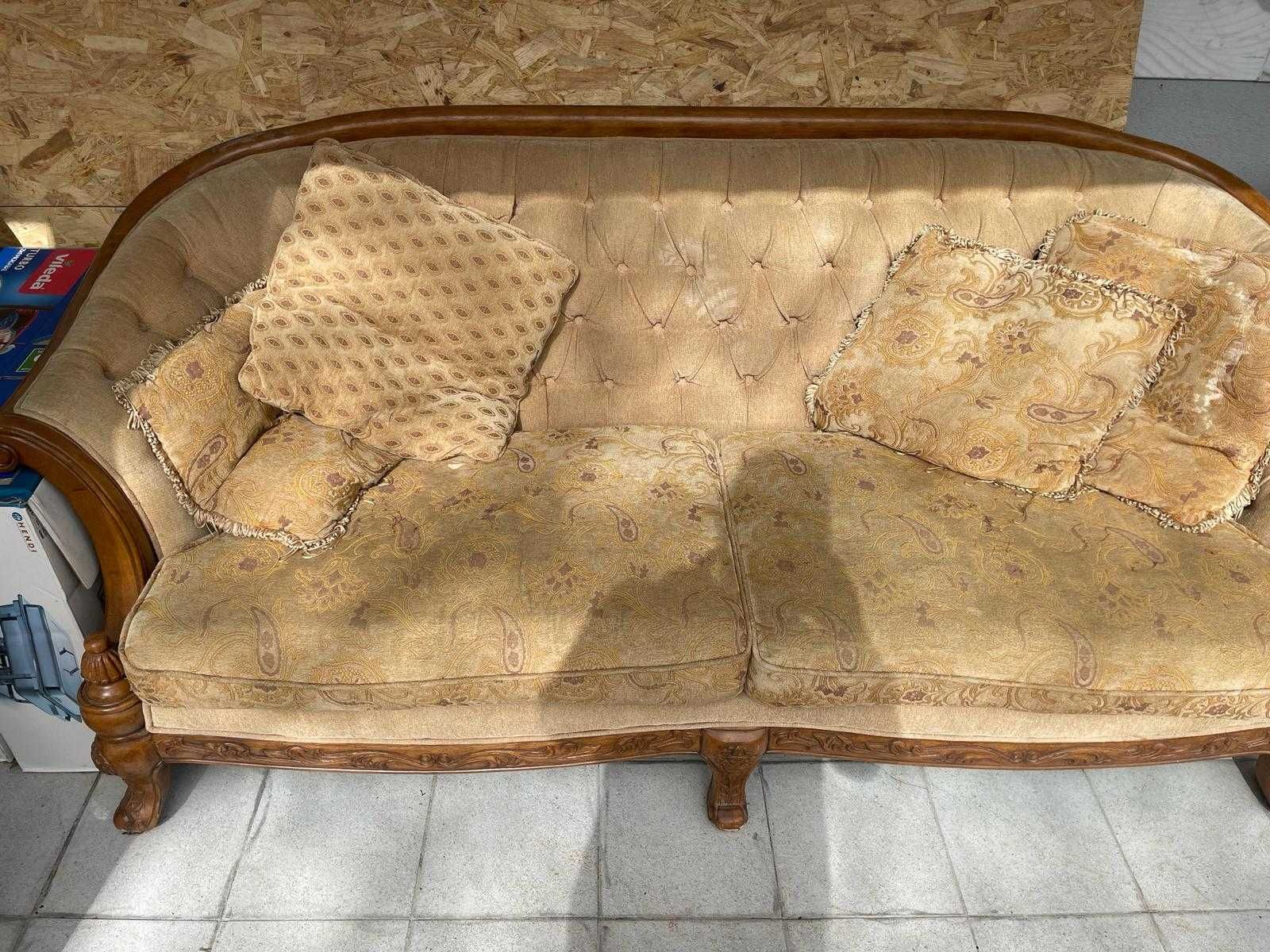 zestaw wypoczynkowy, sofa + dwa fotele