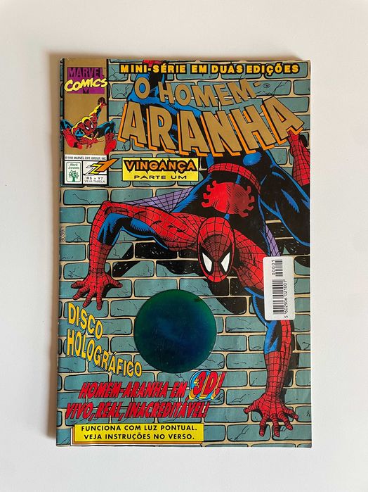 Homem-Aranha: Vingança n° 1 Mini-série Disco Holográfico (1995)