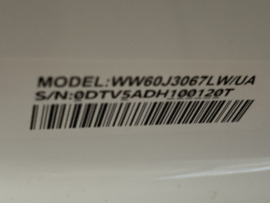 Пралка Самсунг на 6 кг