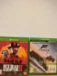 Dwie gry rdr2 i forza horizon3 na konsole xbox one