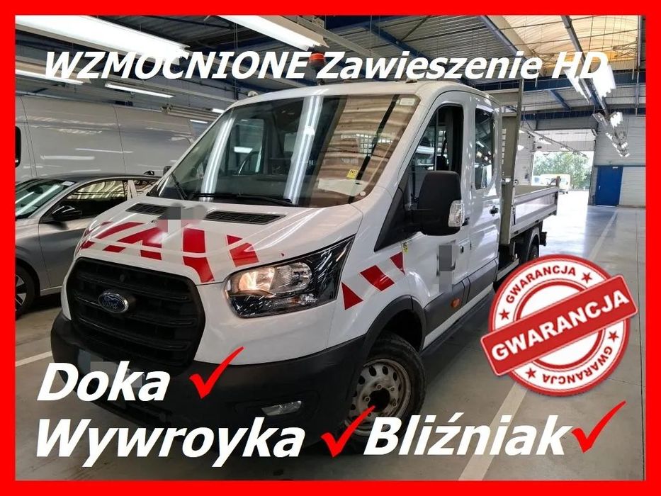 Ford TRANSIT 3,5t na Haku  Doka Brygadowy 170KM Wywrotka / WZMOCNIONE Zawieszenie HD/
