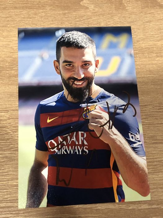 Автограф зірки футболу Арди Турана Барселона Атлетіко Мадрид Шахтар