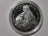 Moneta August II Mocny - Lustrzanka 10zł