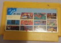 Kartridż Pegasus, famiclon, terminator jk-003 168 in 1 gry gra