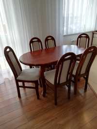 Stół i 6 krzeseł z Kalwarii Zebrzydowskiej