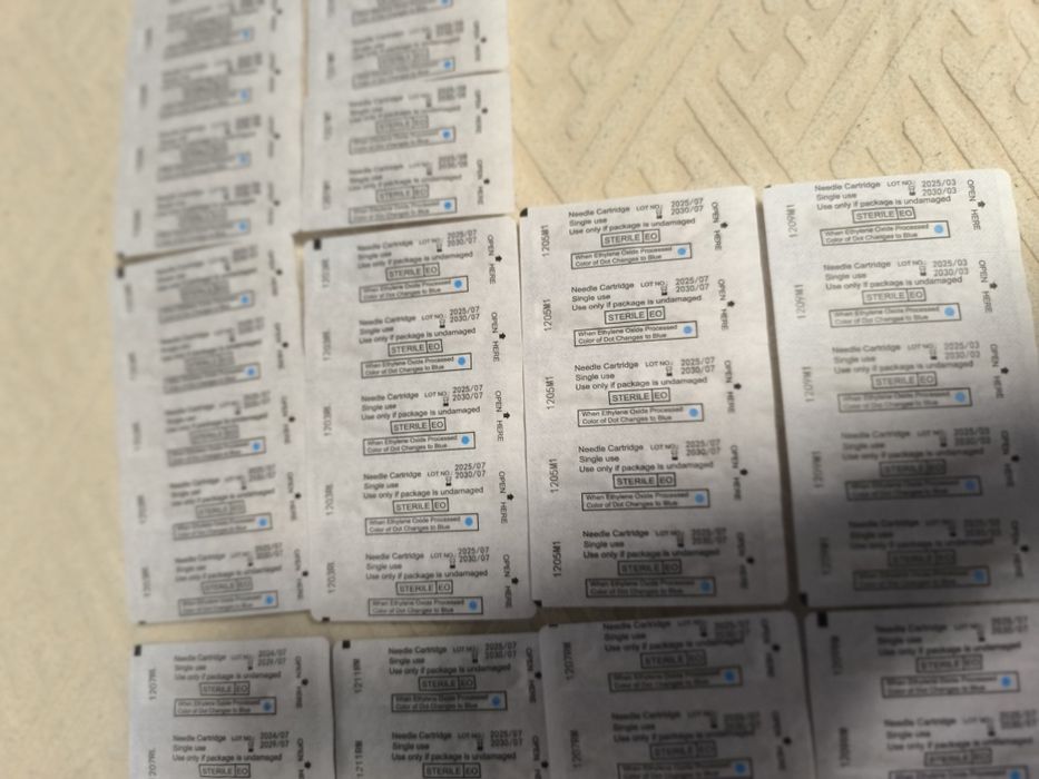 Agulhas profissionais do cartucho da tatuagem