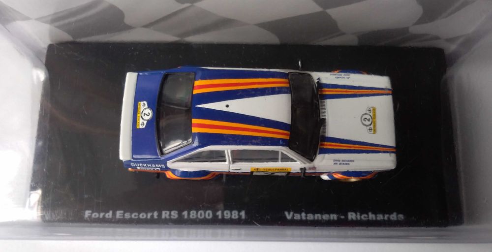 Ford Escort RS 1800 de 1981. Piloto Ari Vatanen