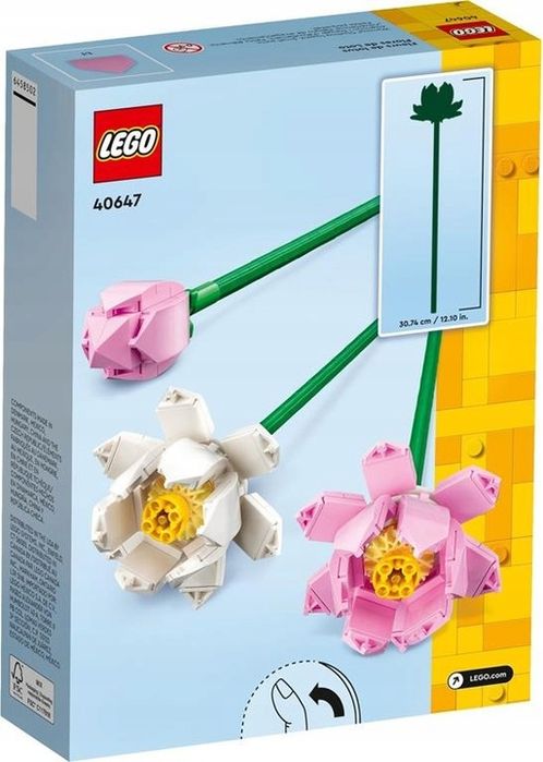 Klocki Lego 40647 Kwiat Lotosu Kwiaty Bukiet Prezent Dzien Mamy + Torb