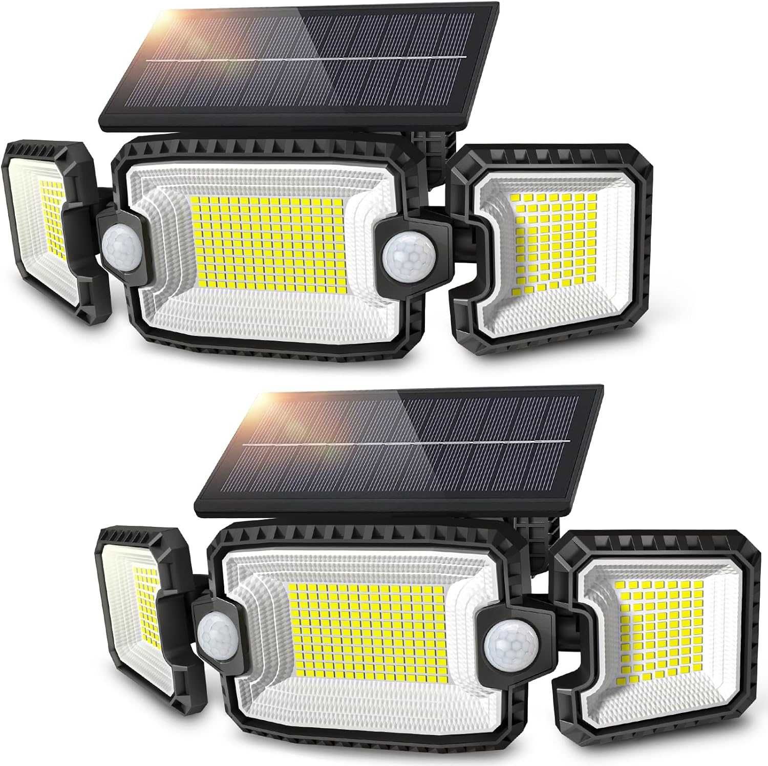 Nowa lampa solarna / czujnik ruchu / lampy / 2 szt / 3 tryby !1548!