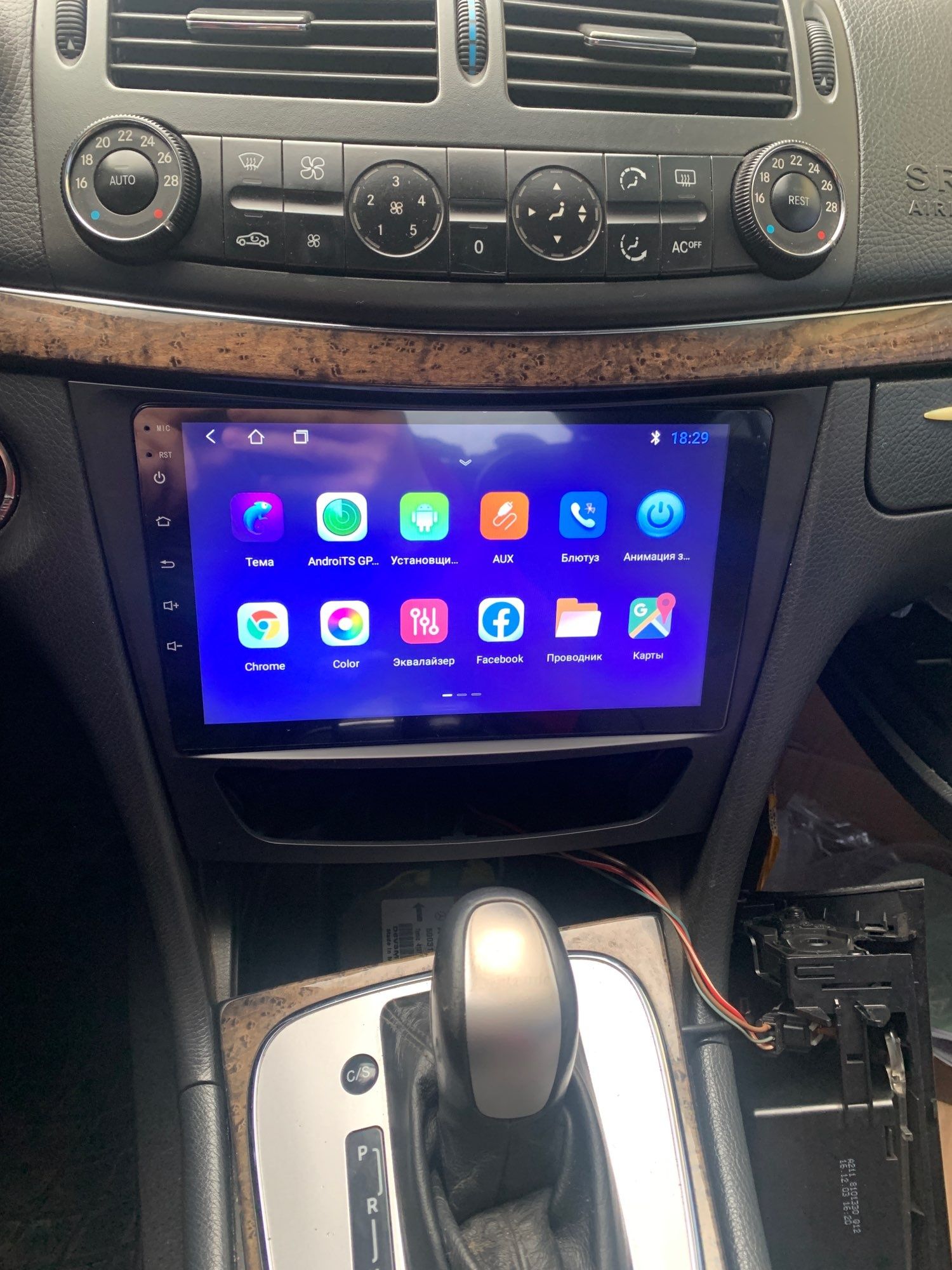 Mercedes w211, w209, w219 автомагнитола android, bluetooth, экран 9'