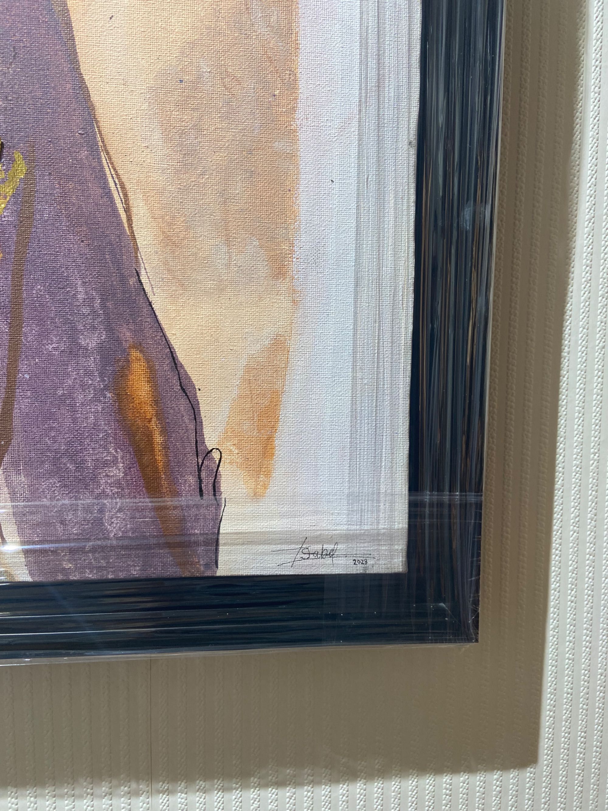 Quadro abstrato contemporâneo