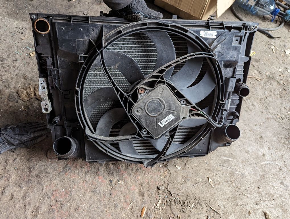 Кассета радиатор вентилятор интеркулер BMW N55 F30 F32 F33 F36 335 435