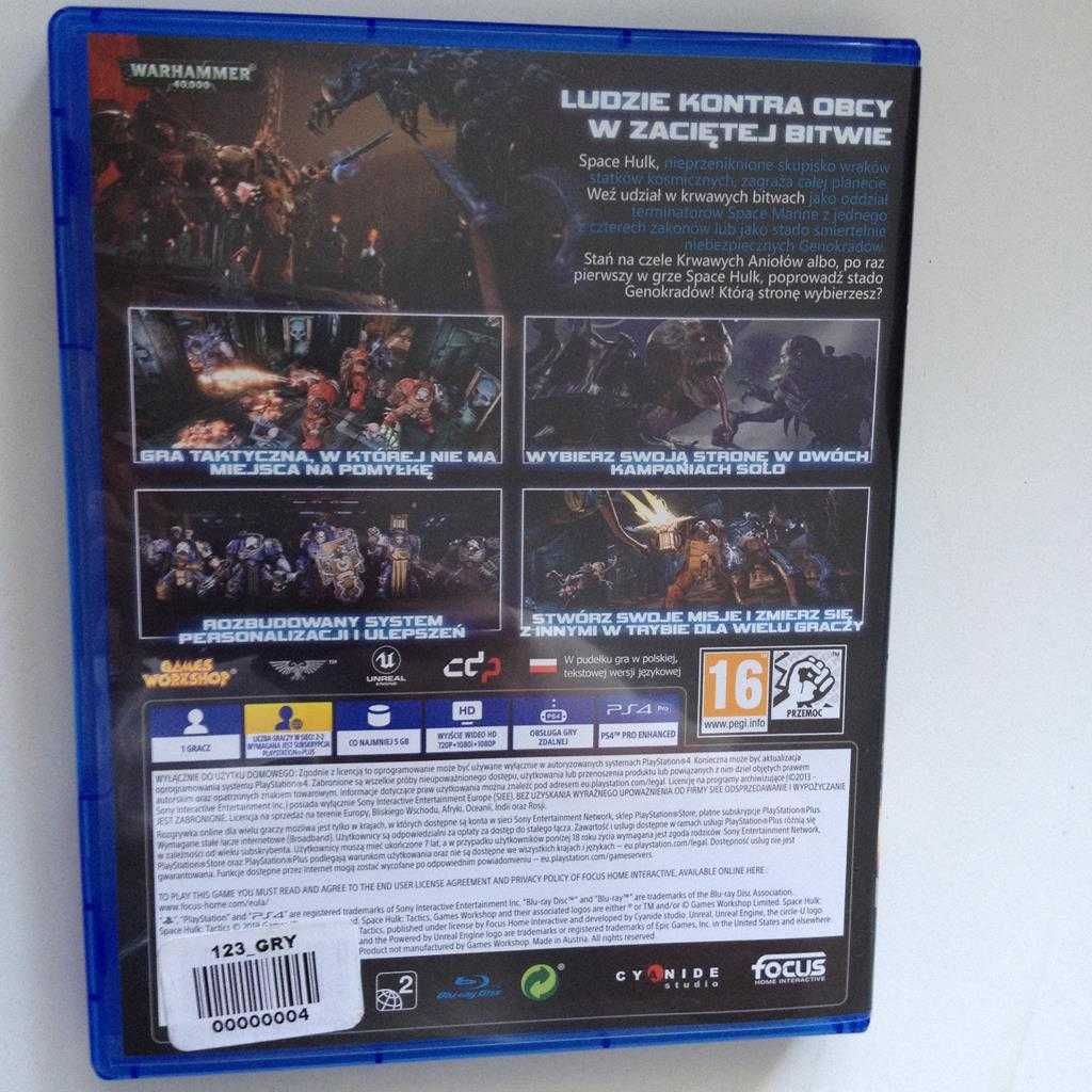 Warhammer 40,000 Space Hulk Tactics PS4 PL Skep W-wa Ursynów