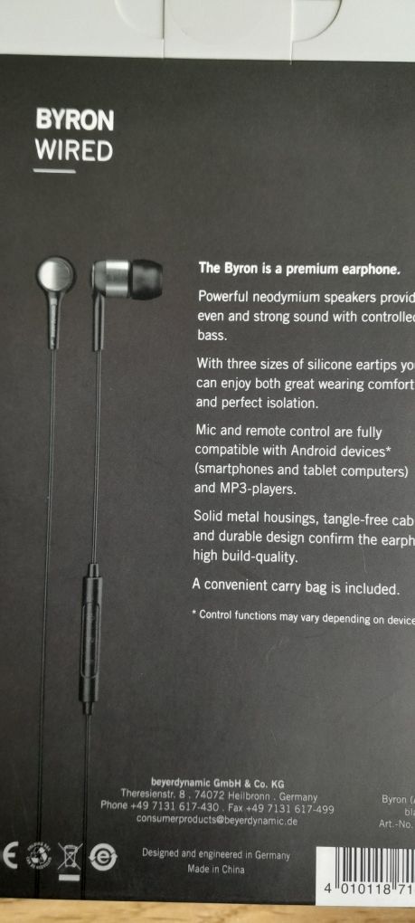 In ears headphones Beyerdynamic novo