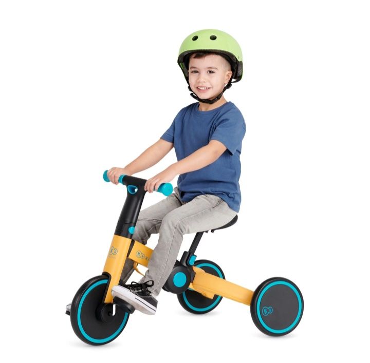 Трьохколесний велосипед біговів 3в1 Kinderkraft 4TRIKE Black Volt