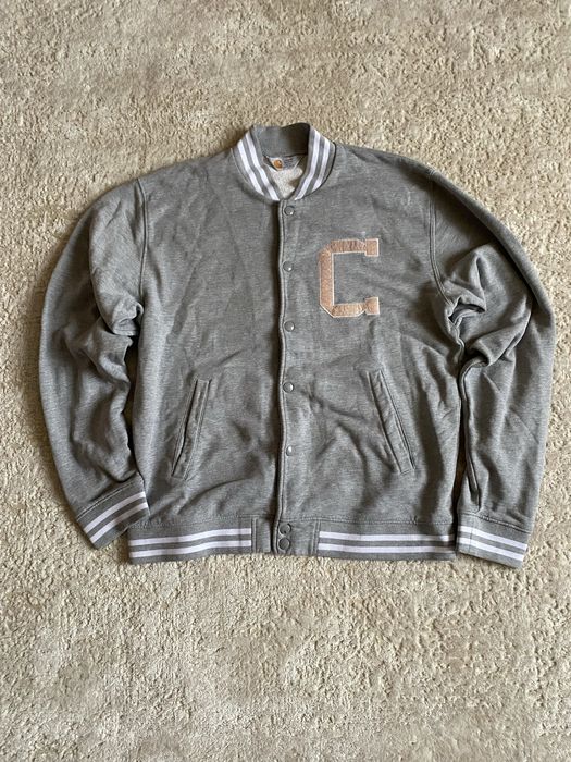 Сіра куртка-бомбер Carhartt WIP Work Varsity Jacket.