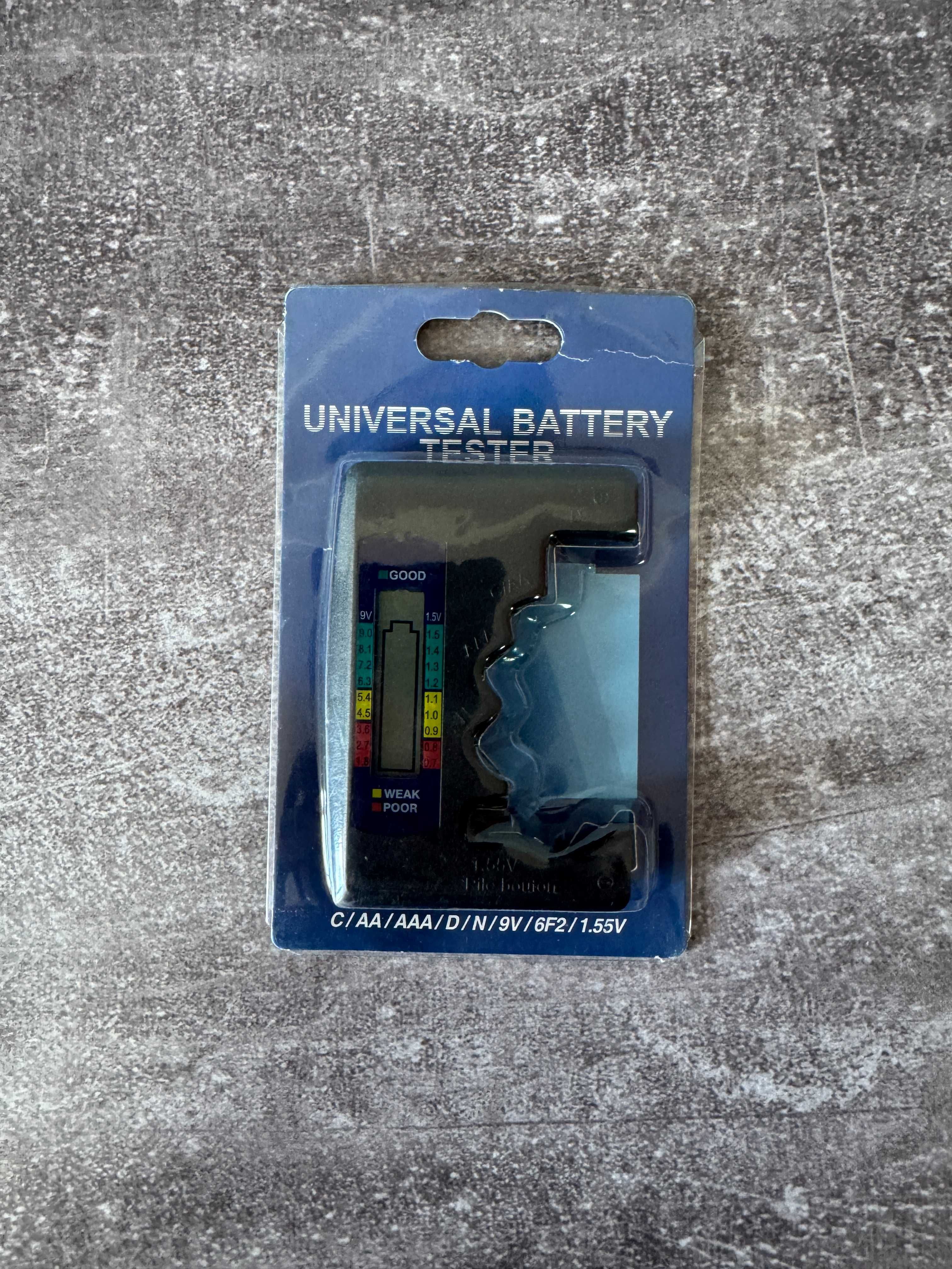 Тестер батареек LCD BATTERY TESTER, AA, AAA, 9 В, R14, R20,CR,LR