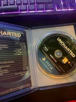 Gra Uncharted Zaginione Dziedzictwo PS4/PS5-PL