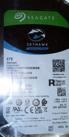 Жорсткий диск seagate skyhawk 6tb