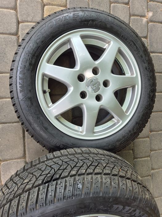 Koła VW Skoda Aud Seati 16 5x112 et 35 Nowe opony 205/55/16 Dunlop