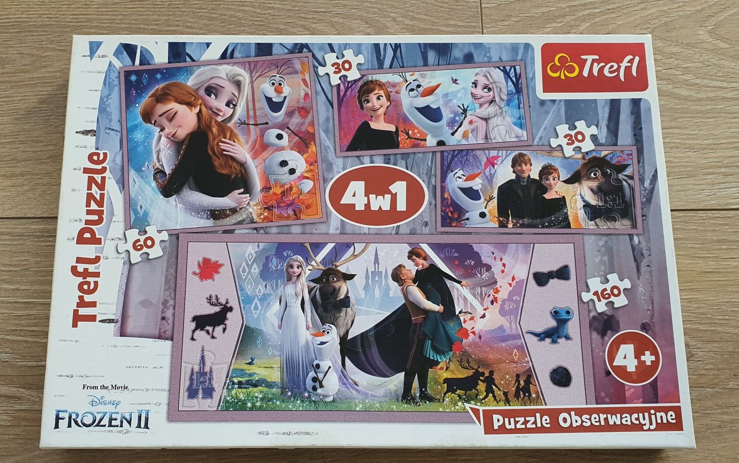 Puzzle Trefl Kraina Lodu Frozen II 4w1 4+