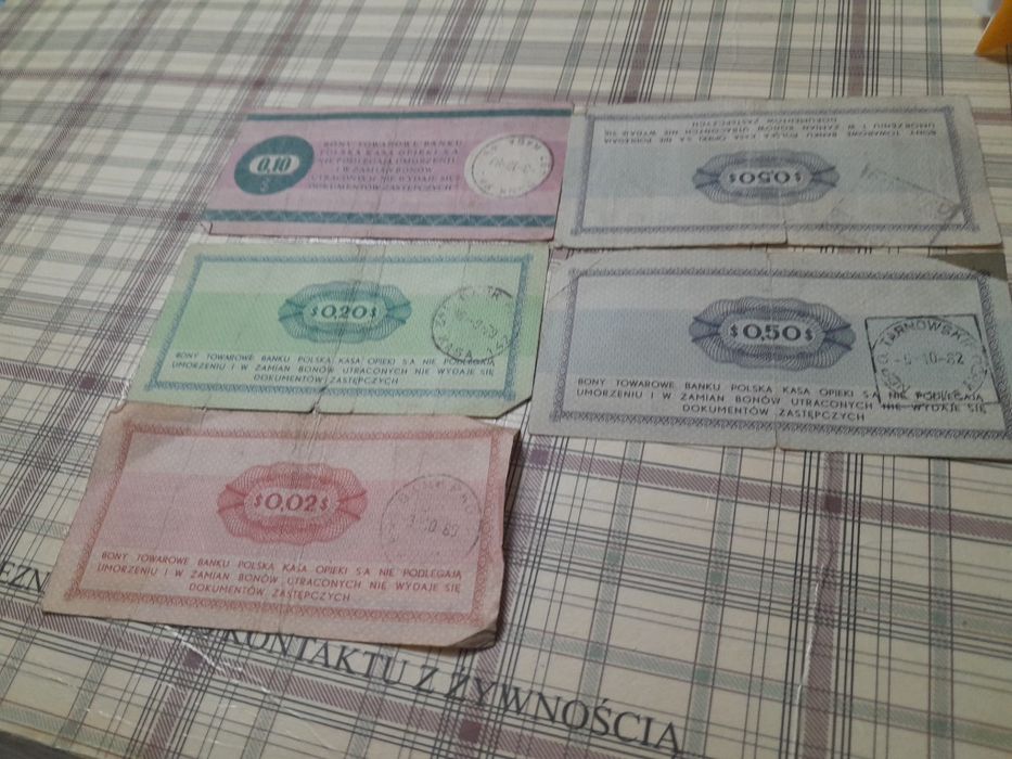 Bony towarowe do peweksu prl