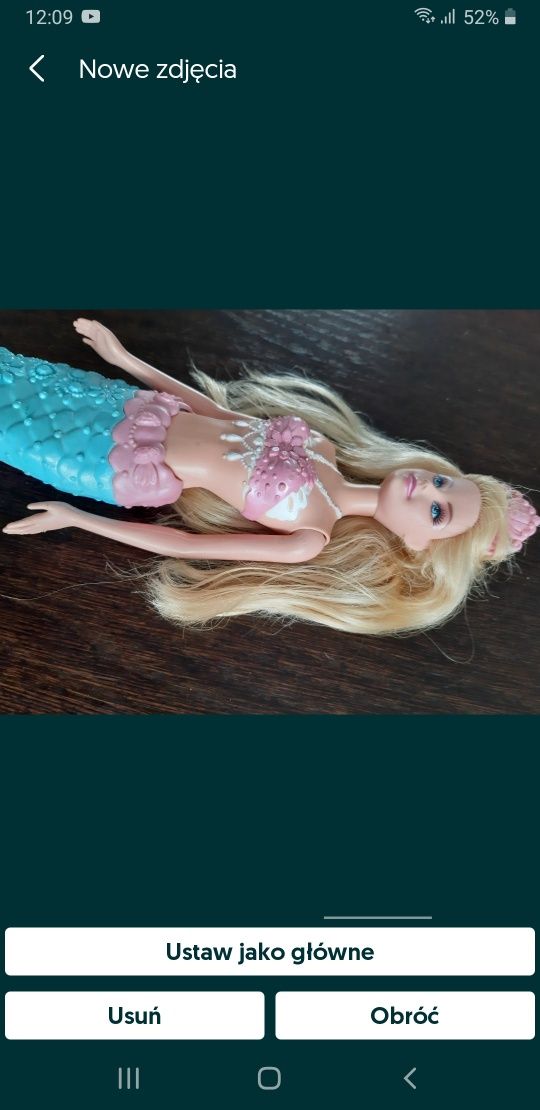 Syrenka barbie Lalką mattel